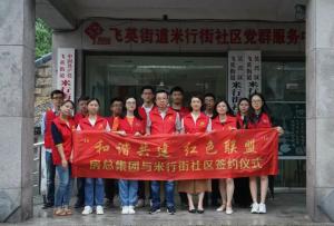 結(jié)對紅色聯(lián)盟，共建和諧社區(qū) —— 房總集團與米行街社區(qū)舉行簽約儀