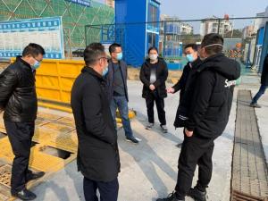 市建設(shè)局黨委書記、局長戴健督導(dǎo)檢查公司建筑工地疫情防控工作